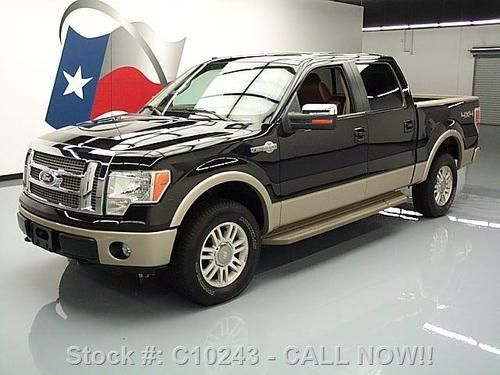 2010 ford f150 king ranch 4x4 climate seats sunroof 38k texas direct auto