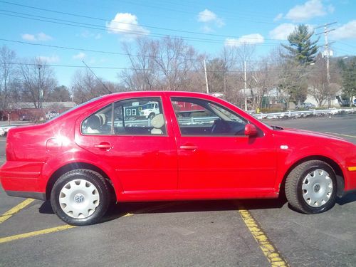 2001 volkswagen jetta red manual