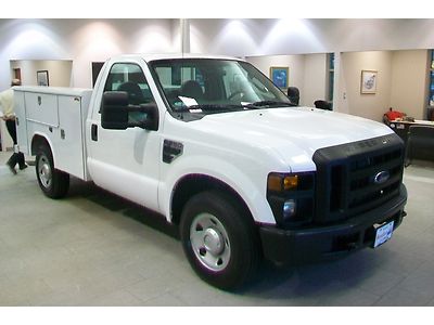 2010  ford f-250 xl utility body  5.4 v8  automatic  a/c tow pkg