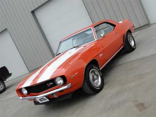 1969 chevy camaro z28 frame-off restored 400+ hp auto 700r overdrive