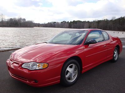 04 chevy monte carlo coupe red low miles v8 automatic clean  89k miles