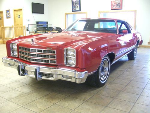 1977 chevrolet monte carlo 53000  low mileage original survivor car