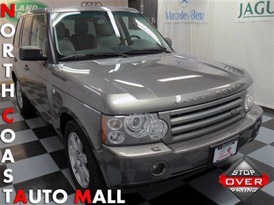 2008(08)range rover hse awd gray/gray navi back up cam  park all 4 heat xen save