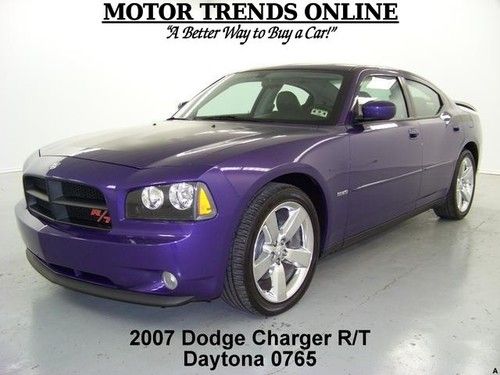 Plum crazy daytona 765 of 1400 5.7 hemi htd seats 2007 dodge charger r/t rt 11k