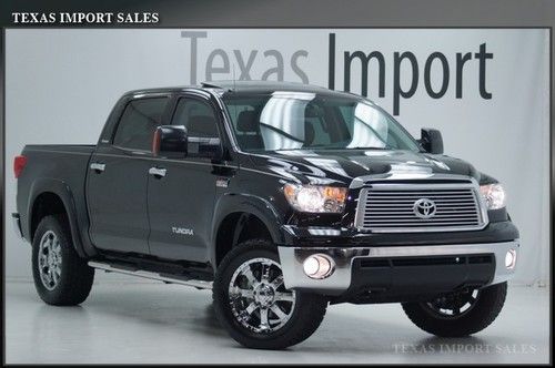2012 tundra crewmax platinum 11k miles,dvd,navi,lifted,1.99% financing
