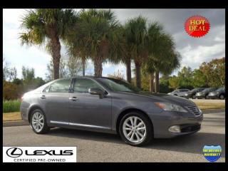 Lexus certified 2012 lexus es 350 navigation &amp; very well appointed! $ave