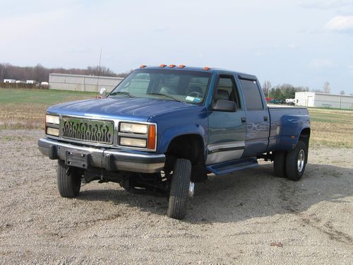 1997gmc crew cab 4x4 diesel lift 6 inch