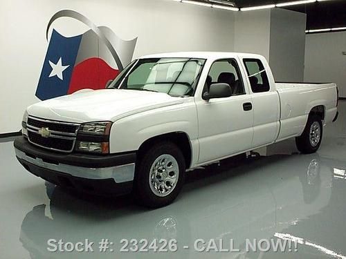 2006 chevy silverado work truck ext cab longbed tow 55k texas direct auto