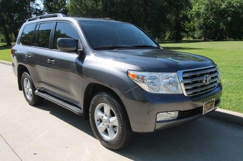 08 landcruiser navigation gray leather 76k miles awd 4wd 5.7l we finance texas