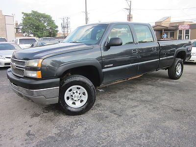 Black 3500 crew cab long bed 4x4 76k hwy miles tow pkg pw pl ex govt nice