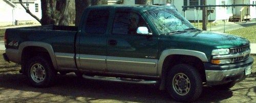 2000 chevrolet silverado 2500 extended cab 4x4 pickup, chevy, silverado, 4wd