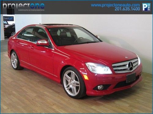 2008 mercedes-benz c350 sport red