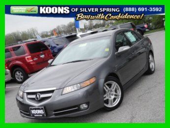 2008 acura tl-navigation! sunroof! rear camera! leather! xm radio! hid headlight