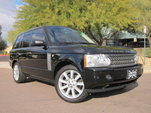 2006 range rover supercharged, 4.2l v8 400hp, brembos, nav, clean carfax ca car!