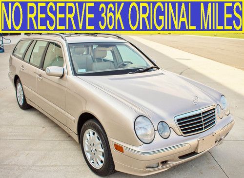 No reserve 36k original miles 1 owner 4matic lowest in country w210 e430 01 02