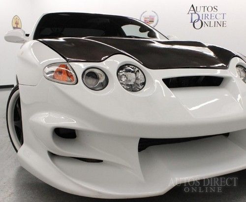 We finance 2001 hyundai tiburon 5spd cleancarfax lthr mroof cd carbonfiber turbo