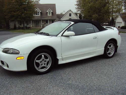 Clean fast 1997 mitsubishi eclipse spyder gst convertible 2.0l turbo no reserve