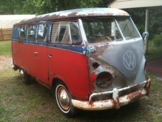 1962 vw bus patina volkswagen van bug *loook*