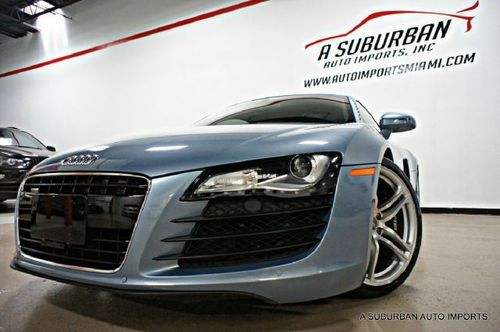 2008 audi r8 coupe awd quattro auto r tronic 4.2l v8 nav k40 radar clean carfax