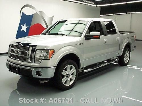 2010 ford f-150 lariat crew 4x4 sunroof nav 20's 42k mi texas direct auto