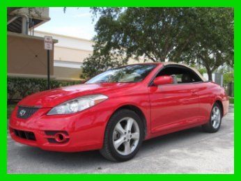 08 red sle v6 convertible *jbl cd changer *low miles*fl