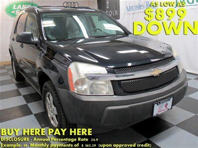 2005(05)equinox ls awd we finance bad credit! buy here pay here low down $899