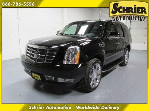 2009 cadillac escalade hybrid black navigation back up cam dvd power liftgate