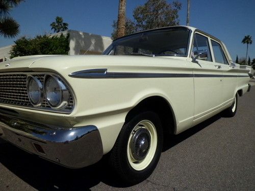 1963 ford fairlane sedan 170 cui with 3 spd near mint cobra club grocery getter!