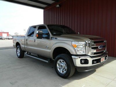 6.7l power stroke diesel super duty crew cab lariat 4wd 1-owner clean truck