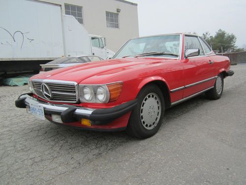 88 mercedes benz560 sl roadster florida car 62k miles hard top no rust good cond