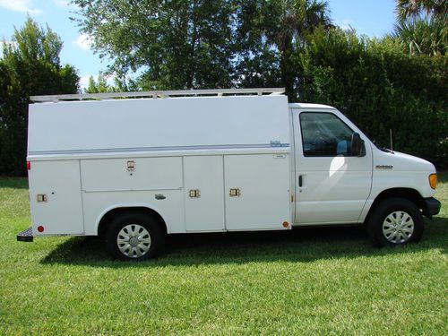 Ford e350 kuv utility cargo van reading bed e250 one owner in florida