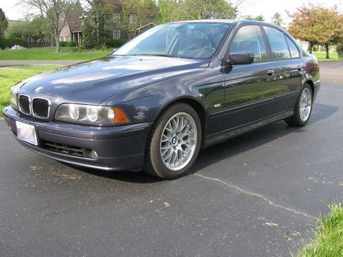 2002 bmw 530i m-sport 5-speed dvd nav 100k  no reserve