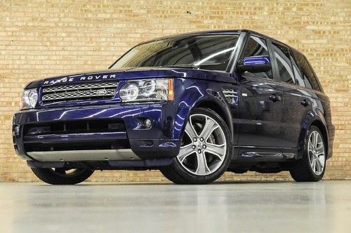 2010 range rover sport supercharged! 1ownr! rare bali blue! ext leather! svcd!