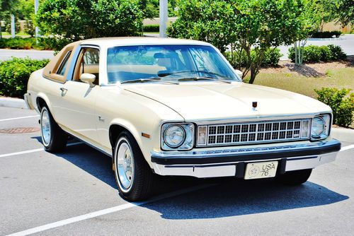 Simply as new 1976 chevrolet nova 1 owner 31k v-8 auto p.s,p.b all original mint