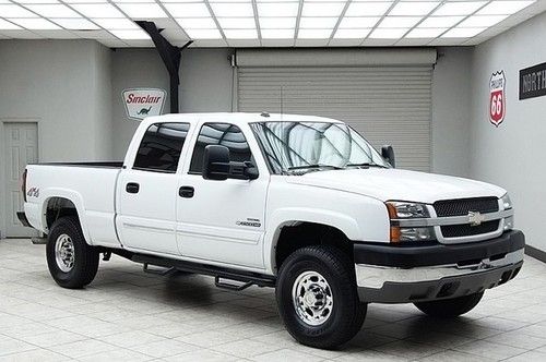 2004 chevy 2500hd diesel 4x4 ls crew cab texas truck