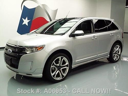 2013 ford edge sport pano sunroof nav rear cam 22's 26k texas direct auto