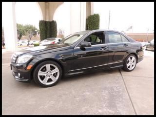 2010 mercedes-benz c-class 4dr sdn c300 luxury rwd tachometer air conditioning