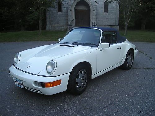 1991 porsche 911 carrera 2 convertible 2-door 3.6l