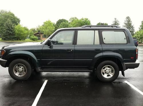 1993 4WD Toyota Land Cruiser FJ80 LEATHER INTERIOR REMOTE START LOW RESERVE, image 4