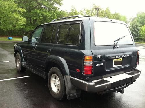 1993 4WD Toyota Land Cruiser FJ80 LEATHER INTERIOR REMOTE START LOW RESERVE, image 5