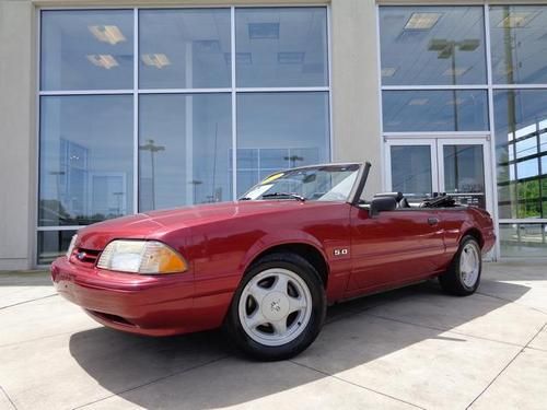 1993 ford mustang lx convertible 2-door 5.0l