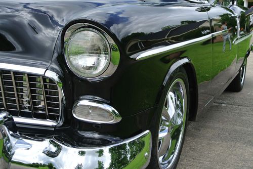 1955 Chevy LS1 Overdrive Custom Chassis Air Ride Leather Loaded Street Hot Rod, image 4