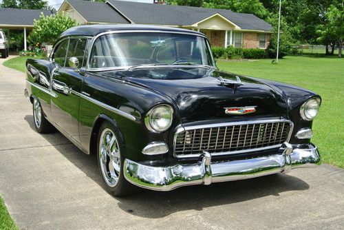 1955 Chevy LS1 Overdrive Custom Chassis Air Ride Leather Loaded Street Hot Rod, image 7