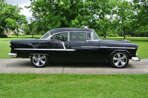 1955 Chevy LS1 Overdrive Custom Chassis Air Ride Leather Loaded Street Hot Rod, image 8