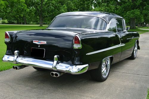1955 Chevy LS1 Overdrive Custom Chassis Air Ride Leather Loaded Street Hot Rod, image 14