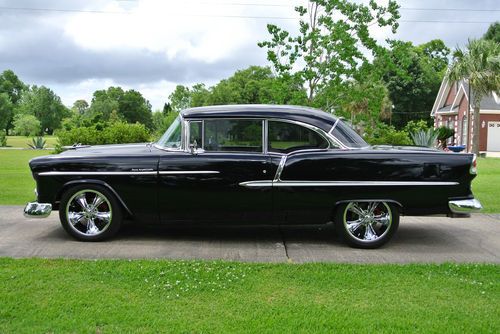 1955 Chevy LS1 Overdrive Custom Chassis Air Ride Leather Loaded Street Hot Rod, image 22