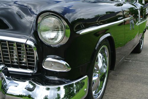 1955 Chevy LS1 Overdrive Custom Chassis Air Ride Leather Loaded Street Hot Rod, image 23