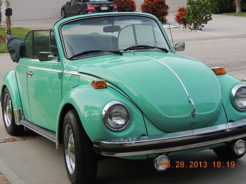 1976 volkswagen super beetle base convertible 2-door 1.6l