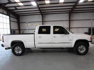 Hd crew cab duramax diesel allison financing cloth extras clean rare warranty