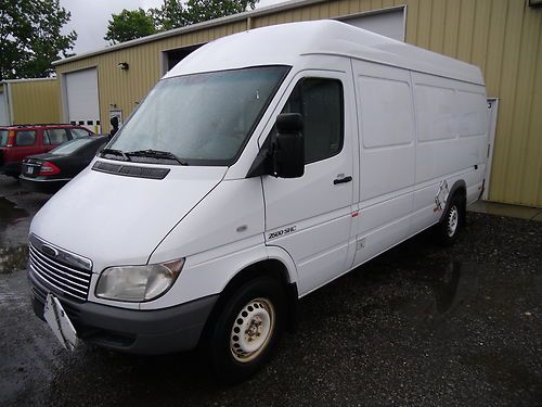 2003 dodge sprinter 2500 158" w'b super high ex fedex clean!